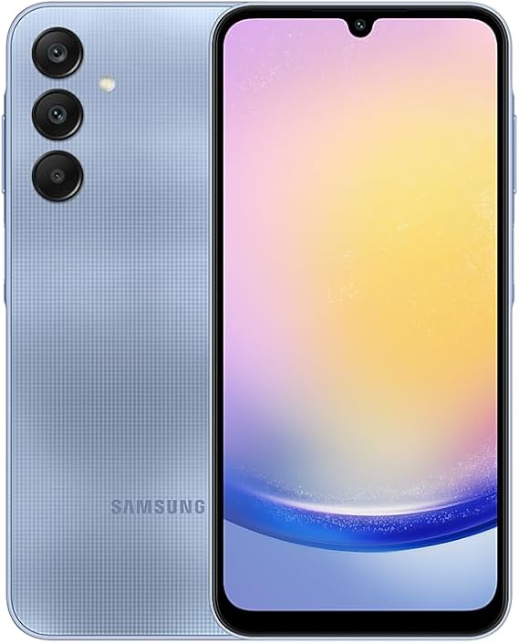 Samsung Galaxy A25 5G (SM-A256E/DS), 256GB 8GB Ram, Dual Sim, Factory Unlocked Gsm, International Version (Blue)