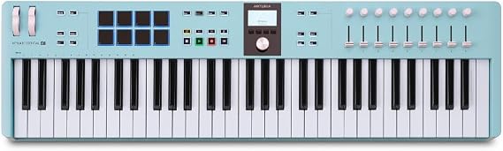 Arturia KeyLab Essential mk3 61-key Keyboard Controller - Aquamarine