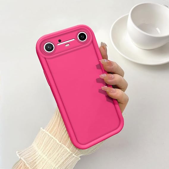 Tecno Pova Slim ile Uyumlu Desenli Yüksek Kalite Pembe Silikon Kılıf Kamera Korumalı Düşmeye Dayanıklı Kapak Telefon Kılıfı