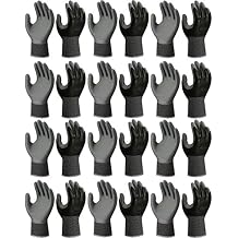 12 Pack - Showa Atlas 370BLK Nitrile Tough Gloves - Medium