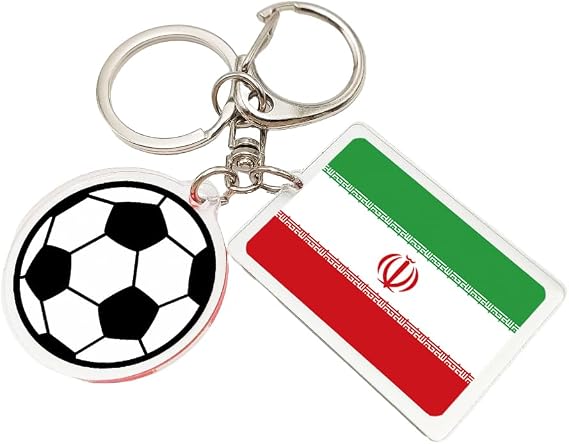 2026 World Cup Fan Soccer Keychain - 2026 World Cup Flag Keychain, Soccer Fan Gift & Souvenir (2PCS)