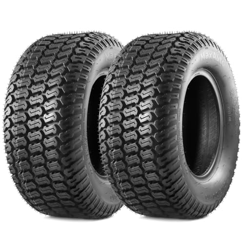 MaxAuto 2 Pcs 20x8-10 Turf Saver Tire, 20x8.00x10 Lawn& Garden Tire - LRB4ply Tubeless