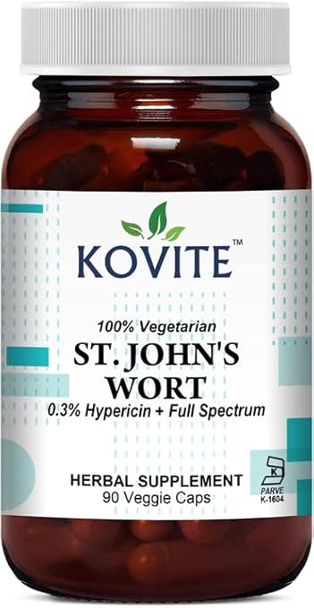 Organic St. John"s Wort 500 mg - 90 Vegetable Capsules