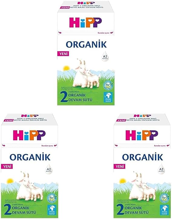 HiPP 2 Organik Keçi Sütü Bazlı Devam Sütü 400g 3lü paket