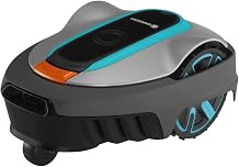 Gardena Sileno City 400 15004-32 Robotic Lawnmower, BlackGreyTurquoise