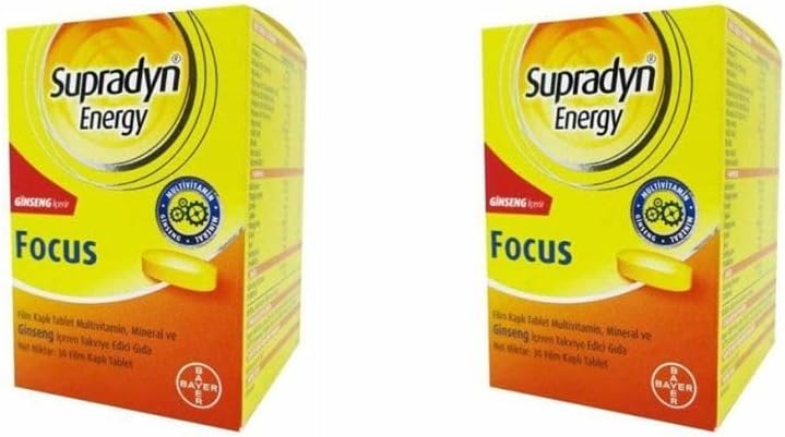 Supradyn Energy Focus 30 Tablet 2'li Paket