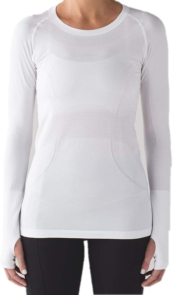 lululemon Swiftly Tech Long Sleeve Crew (White, 4)