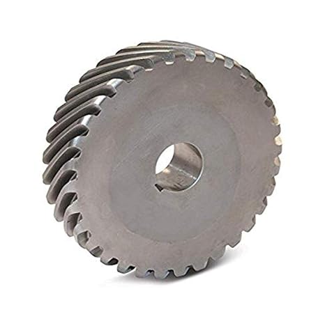 Boston Gear H1624L Plain Helical Gear, 45 Degree Helix, 14.5 Degree Pressure Angle, 0.500 Bore, 16 Pitch, 24 Teeth, Steel, LH