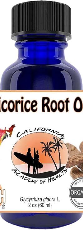 Organic Licorice Glycyrrhiza glabra Root Oil 60 ml 2 oz from CAOH