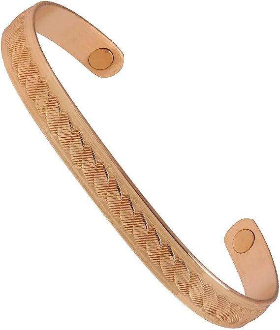 Sabona Copper Rope Magnetic Wristband, Copper Wristband, Large, 6.5