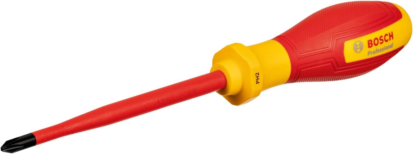 Bosch Professional VDE Yıldız Tornavida PH2 x 125mm 1x Tornavida PH2 x 125mm