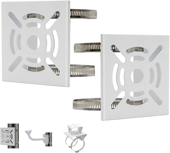 2pcs Universal Wall Mounting Bracket with 4 Loops