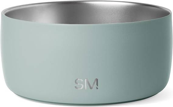 Simple Modern Dog Bowls & Cat Bowls | Medium (4 Cups) | Green