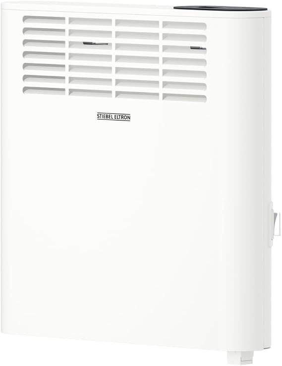 STIEBEL ELTRON 205855 CNS 1000 Plus LCD Wall Convector 1 kW for approx. 12 m² Electric TÜV Approved LCD Display Weekly Timer Energy-Saving White