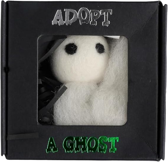 Thyonta Super Cute Pocket Ghosts Halloween Decorations - Little Ghosts with Book of Deeds - Spooky Gifts
