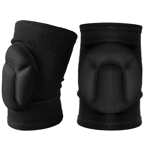 LICQIC Protective Knee Pads, 1 Pair Black, L