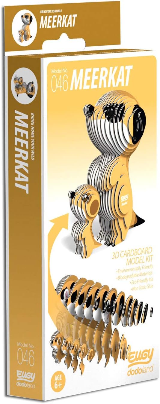 EUGY 3D Meerkat Model, Craft Kit