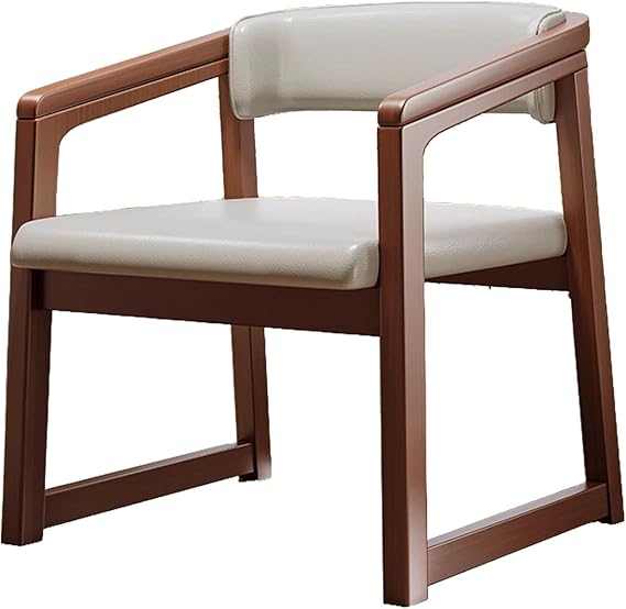 Solid Wood Upholstered Dining Chairs, Sillas de Comedor Modernas With Comfortable Backrest, Easy Setup for Kitchen, Dining Room, Living Room, Bedroom(Light Gray)