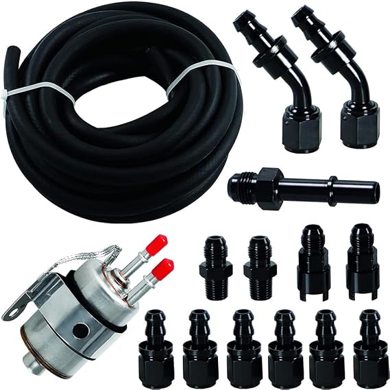 LS Conversion Fuel Injection Line Fitting Adapter Kit EFI FI+Filter Regulator