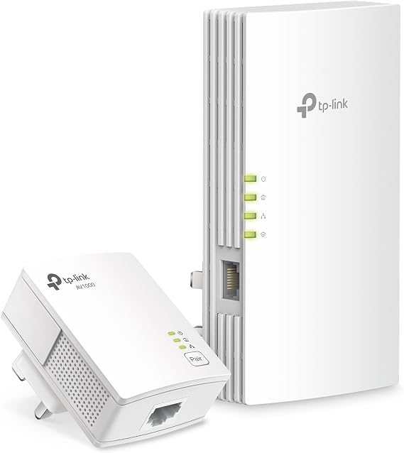 TP-Link AV1000 Powerline Ethernet Adapter+AX1500 Wi-Fi 6 WiFi Extender KIT