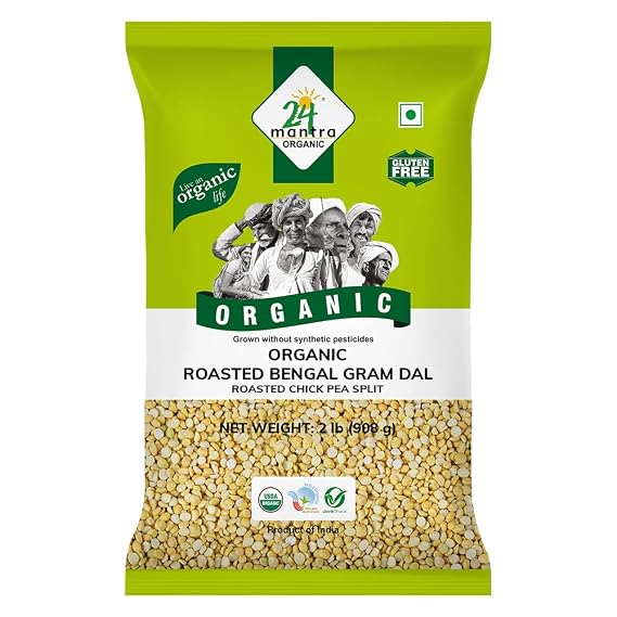 Organic Roasted Bengal gram (Dhaliya)