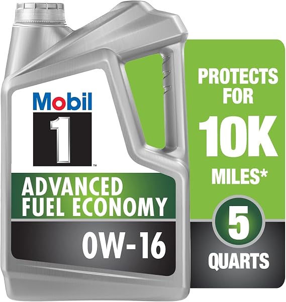 Mobil 1 0W-20 Advanced Fuel Economy Full Synthetic Motor Oil, 5 qt. 2 Pack