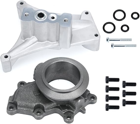 Non-EBPV Bypass Exhaust Wheel Kit for 7.3L Turbo Pedestal Powerstroke Diesel 1999.5-2003 Exhaust Housing Bolts for F-250 F-350 E-350 Excursion 7.3L V8 1999-2003
