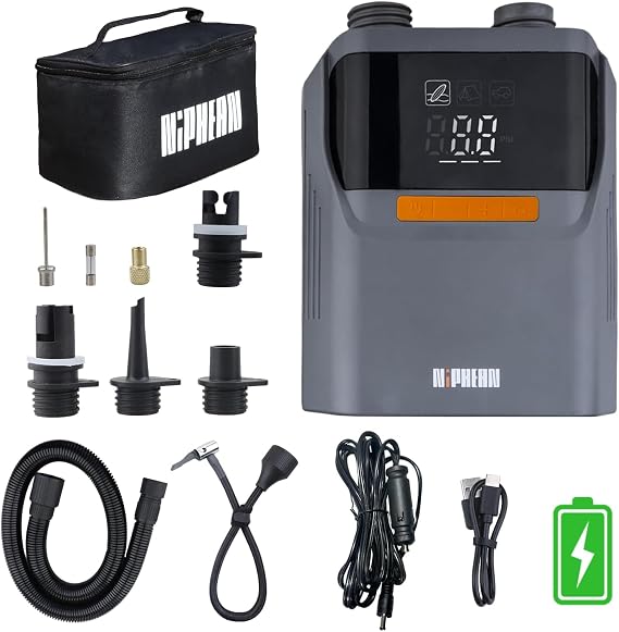 Niphean Paddle Board and 50 PSI Rechargeable Electric Pump