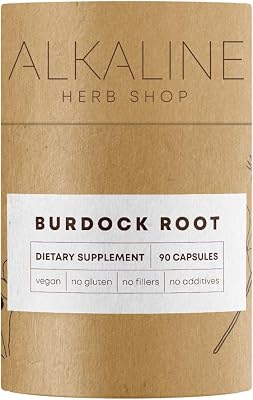 Alkaline Herb Shop Burdock Root Supplement 90 Capsules