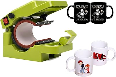 BaNbe Mug Press Machine, Pneumatic Auto Mug Cup Heat Press 10oz Cup Size Sublimation Transfer Heat Press Machine