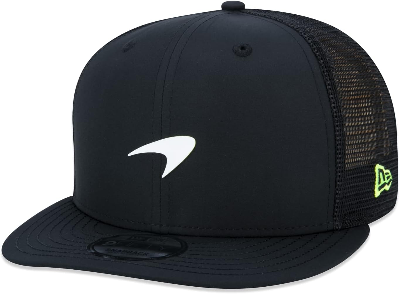 New Era - F1 McLaren Lando Pop Logo Pre-Curve 9Fifty Snapback Cap Color Black