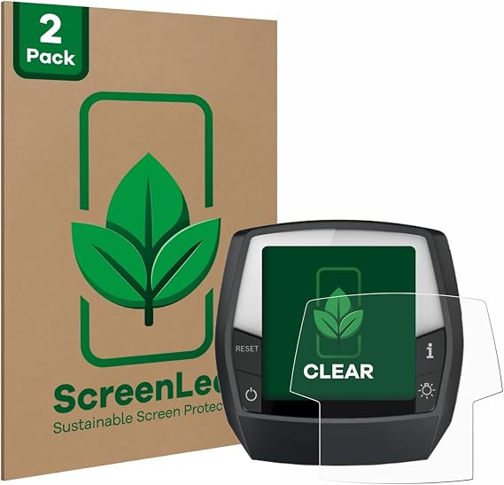 (2 Pack Screen Protector Compatible with Bosch Intuvia Active/Performance Line [Sustainable Screen Protection, Clear, Anti-Scratch]