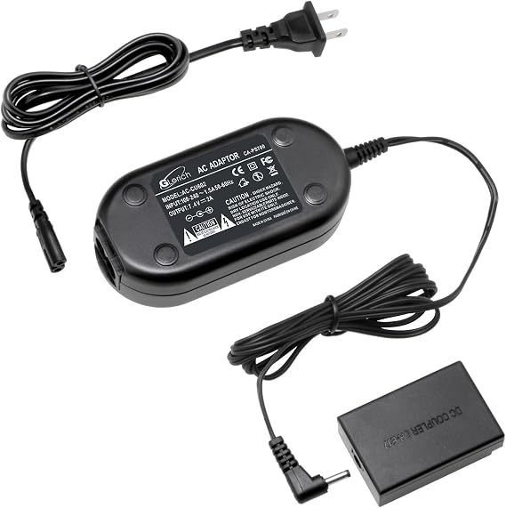 Glorich ACK-E17 AC Power Adapter DR-E17 DC Coupler Dummy Battery Power Supply Kit for Canon EOS M3, M5, M6, M6 Mark II Mirrorless Digital Cameras