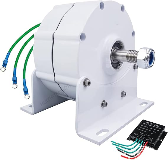 Low RPM 500R/Min 12000W Small Permanent Magnet Generator Ac Alternator for DIY Your Own Horizontal Wind Turbine,110V/220V