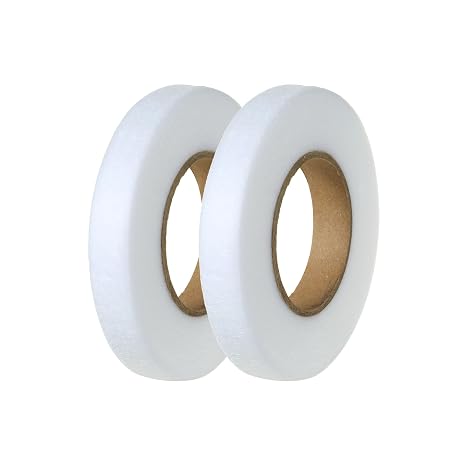 Hemming Tape ,100 Yards 1/2 Inch,2 Rolls Iron On Hem Tape ,Iron on Tape for Hemming, Stitch Witchery Tape Sewing Tape (White,50 Yards Each)