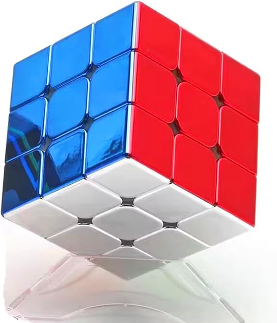 cuberspeed Legend Metallic Mirror Reflective Stickerless Shiny Speed Cube 3x3x3 Metallic Speed Cube