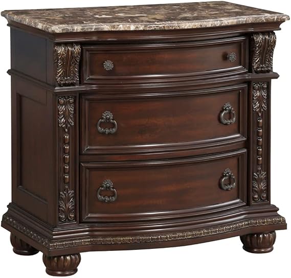 1757-4 Night Stand, Marble Top