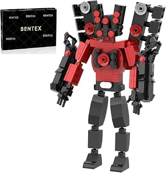 Bentex Toilet Figure Building Set, Titan Speaker Man Cameraman Game Model Toys Ideas Collectible Building Bricks Birthday Gift for Adults Fans407 Pcs