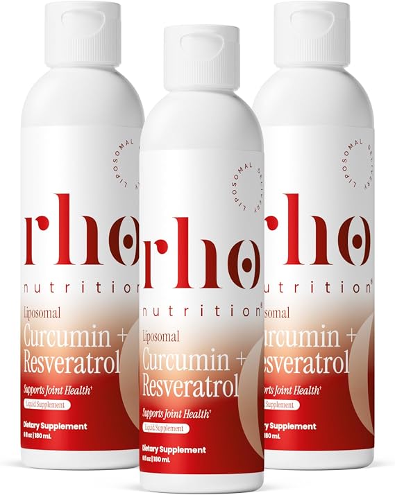 Rho Nutrition Liposomal Curcumin + Resveratrol Liquid Supplement