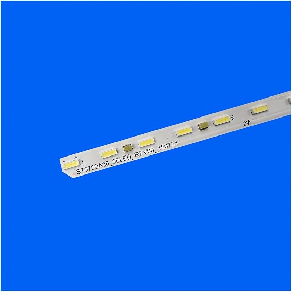 LED Backlight Strip for XBR-75X850G XBR-75X850F KD-75XE8596 KD75X8500F KD-75X8588G ST0750A45_56LED_REV00_190610