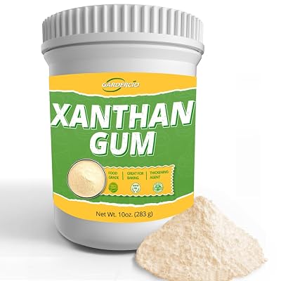 10 oz Xanthan Gum powder,Pure Xanthan Gum for Baking Gluten Free, Xanthan Gum Thickener Suitable for Making Ice Cream, Cake, Yogurt, Candy and More
