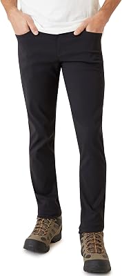 Weatherproof Vintage Mens Hiking Pants - Casual Chino | Straight Slim Fit, Quick Dry, Stretch Travel Pants for Men