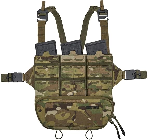 VIKTOS Taculus MX Tactical Chest Rig | Versatile Durable Adjustable, Waterproof Elastic Webbing, Belly Pouch
