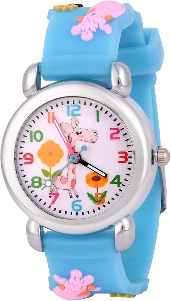 OFFCUP Kids Watch, 3D Cute Cartoon Toy Watches, Silicone Band Wrist Watches