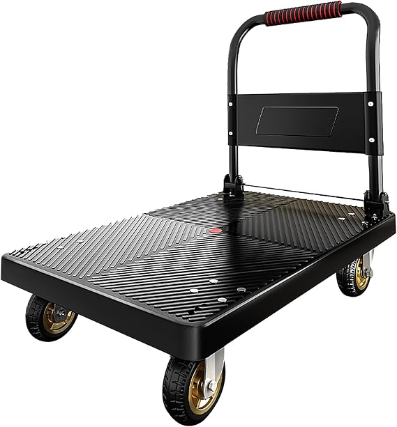 Trolley, Heavy Duty Aluminium Folding, Sack Trolley, Hand Truck, Transporter, (150 Kg)(Size:90 * 60)