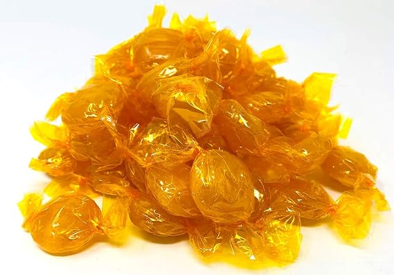 Candy Retailer Butterscotch Disc Buttons Hard Candy 3LB Bag