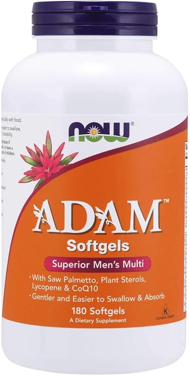 Now Foods Adam Men's Multiple Vitamin - 180 Softgels 12 Pack