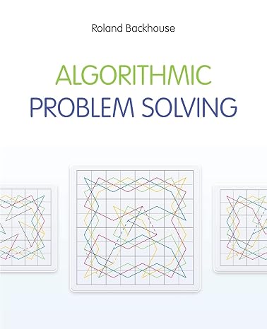 Algorithmic Problem Solving