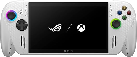 ASUS ROG Ally Gaming Handheld 7" 120Hz Touchscreen IPS FHD Display, White Color, (AMD Ryzen Z2 A, 16GB LPDDR5X, 512GB PCIe SSD, AMD Radeon Graphics, Fingerprint, WiFi 6E, Bluetooth 5.4, Win 11 Home)