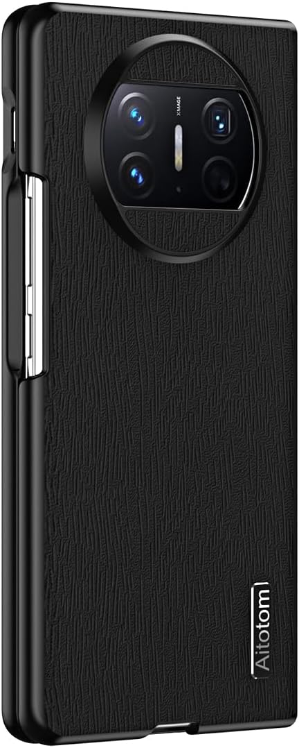 Flip Phone Case Compatible with Huawei Mate X3,Ultra-Thin Drop-Proof PC Hard Case Compatible with Huawei Mate X3 ALT-AL00 ALT-L29 Case Cover Black